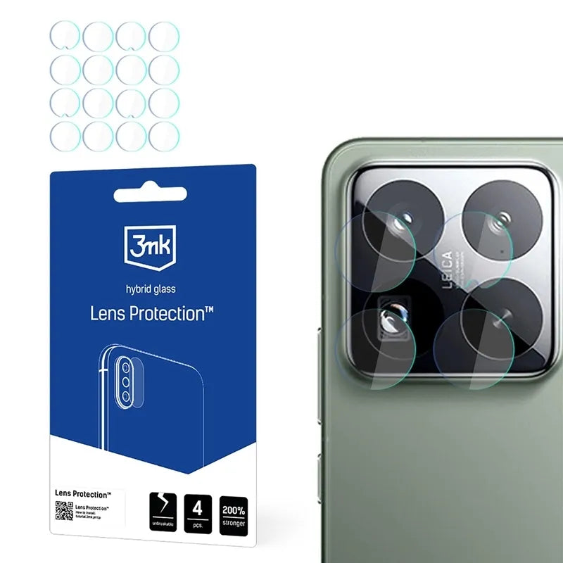 3mk Lens Protection – fotoaparato objektyvo stiklas, skirtas Xiaomi 15 Pro (4 vnt.)