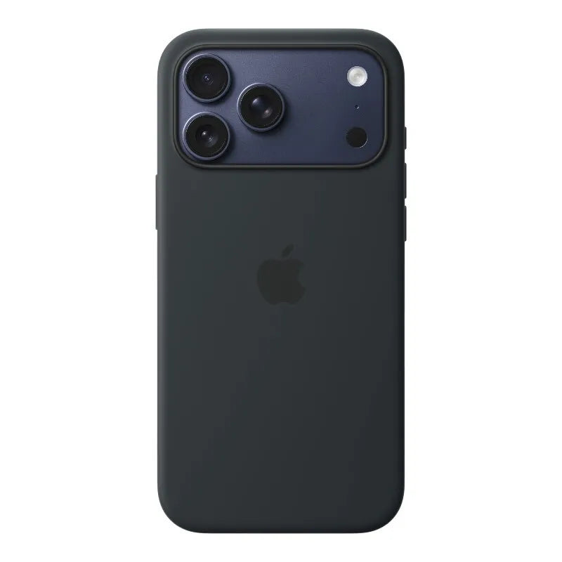 „Apple“ silikoninis dėklas – silikoninis dėklas su „MagSafe“, skirtas „iPhone 17 Pro Max“ (juodas)