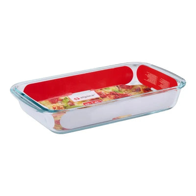 Alpina – stiklinis kepimo indas, stačiakampis, 29,5x17,5x5 cm, 1,6 l
