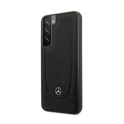 Mercedes Leather Urban Line – dėklas Samsung Galaxy S22+ (juodas)