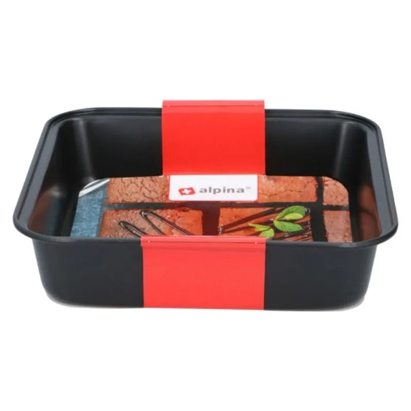 Alpina – Kvadratinė kepimo forma su nepridegančia danga 23x22x5 cm