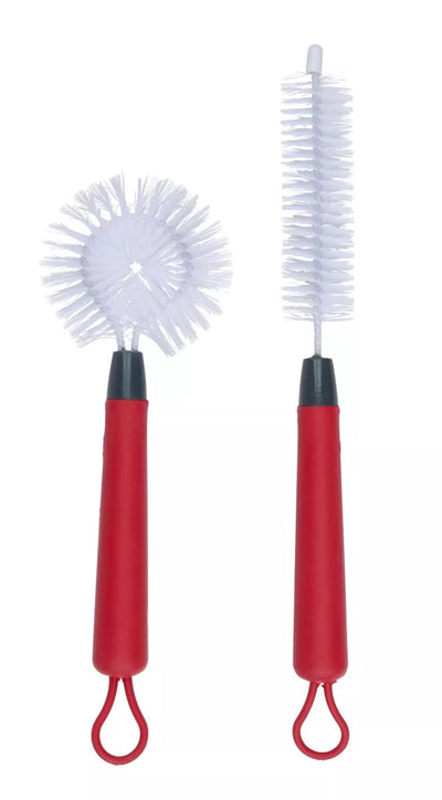 Dirt Devil butelių valymo šepetėlių rinkinys, raudonas 871125230534