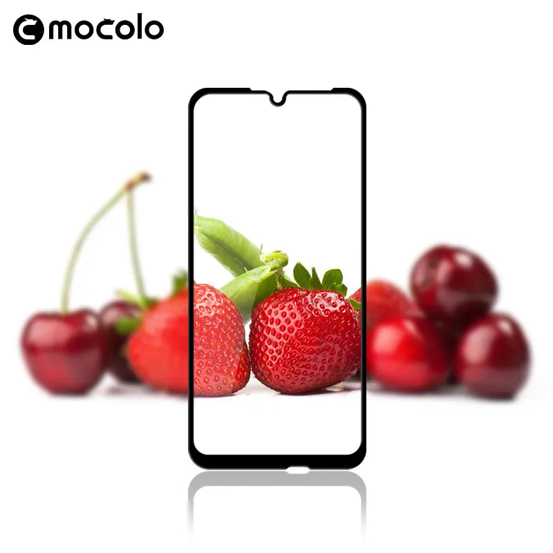 Mocolo 3D 9H Full Glue – viso ekrano apsauginis stiklas, skirtas Huawei P smart 2019 / Honor 10 Lite (juodas)