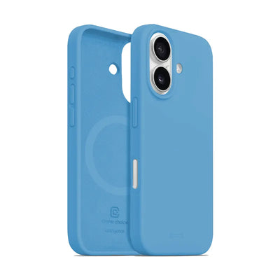 „Crong Color Cover Magnetic“ – „iPhone 16 MagSafe“ dėklas (mėlynas)
