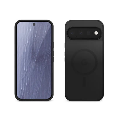 Crong Hybrid Matte Magnetic - MagSafe dėklas, skirtas Google Pixel 11 (juodas)