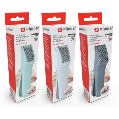 lpina česnako spaudė, įvairių spalvų, 16 × 4 × 3 cm 871125226608
