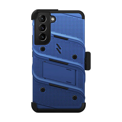 ZIZO BOLT komplektas Samsung Galaxy S22+ dėklas – mėlynas ir juodas
