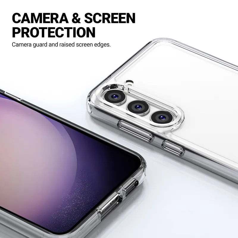 Crong Crystal Shield Cover – dėklas Samsung Galaxy S23+ (skaidrus)
