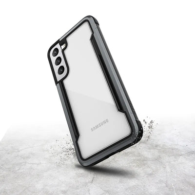 X-Doria Raptic Shield Pro – dėklas Samsung Galaxy S22+ 5G (antimikrobinė apsauga) (juodas)