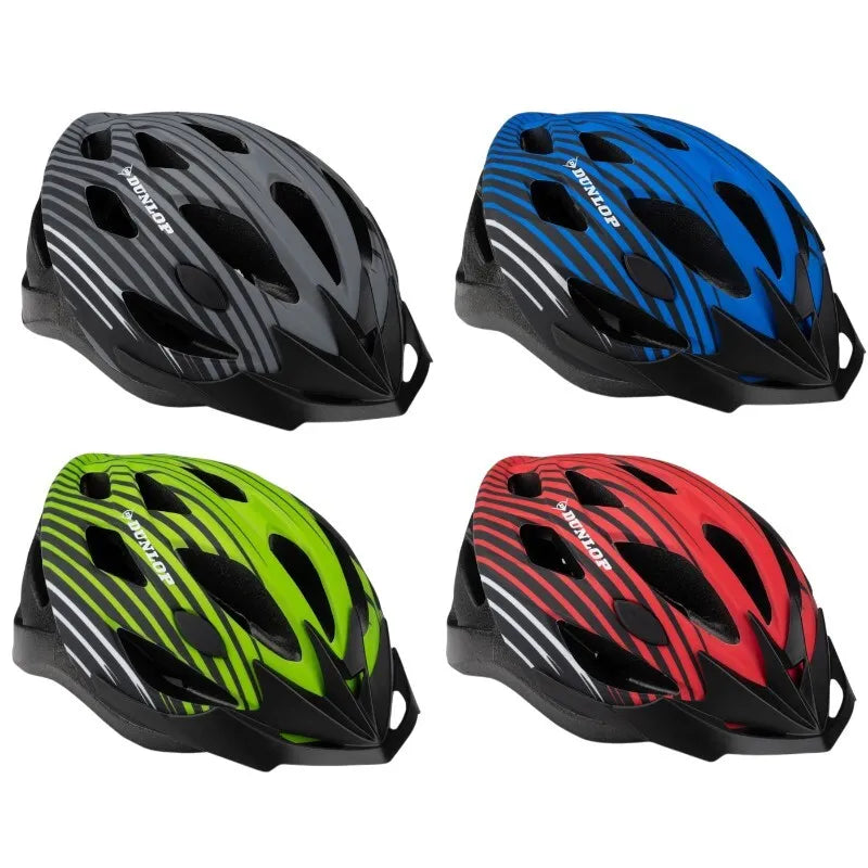 Dunlop – Reguliuojamas MTB dviratininko šalmas, dydis M, 55-58 cm (mėlynas-juodas)