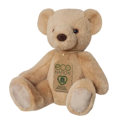 Eco Nation – Pliušinis žaislas / Jaukus meškiukas 28 cm ekologiškas