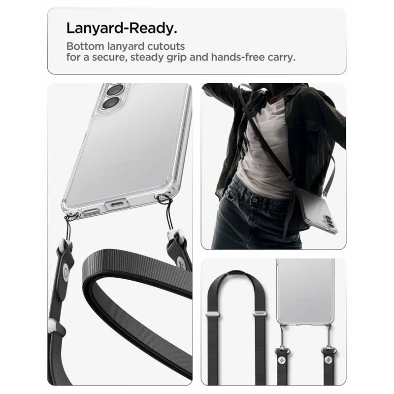 „Spigen Ultra Hybrid“ – dėklas „Samsung Galaxy S26“ (skaidrus)