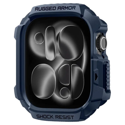 Spigen Rugged Armor V2 – dėklas Apple Watch 10/11 42 mm (tamsiai mėlynas)
