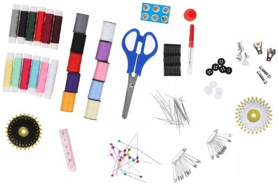 Siuvimo rinkinys su žirklėmis ir siūlais, 871125205001