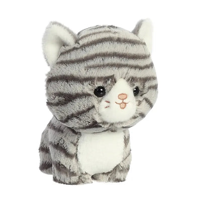 Teddy Pets – pliušinis žaislas / katinas pilkas rainas 17 cm