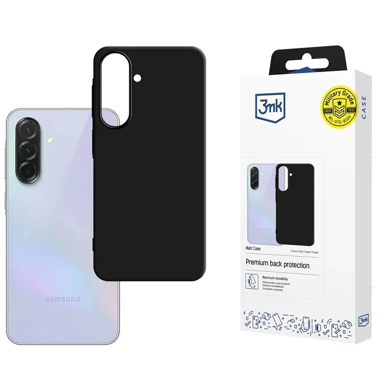 3mk Matt Case – dėklas Samsung Galaxy A37 (juodas)
