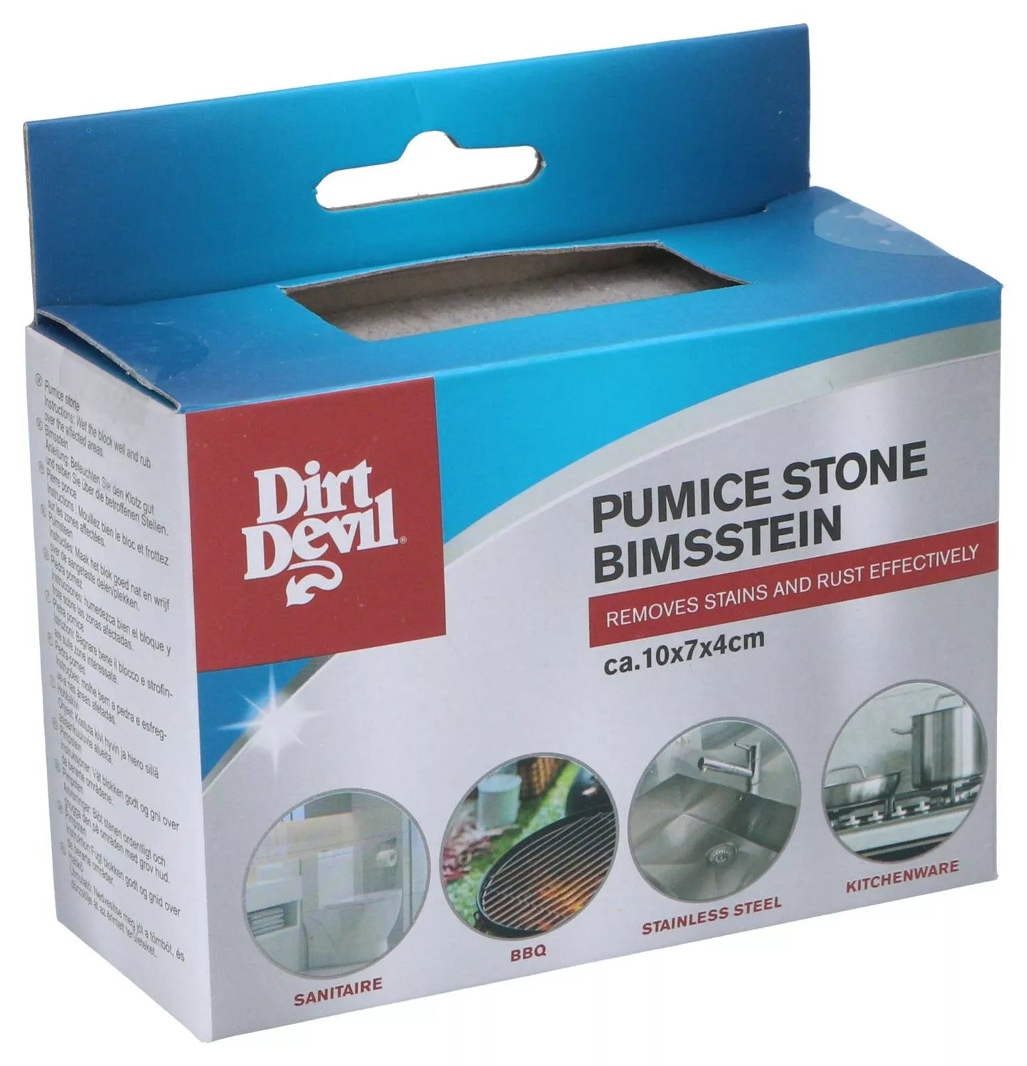 Dirt Devil pemzos akmuo valymui, 10 × 7 × 4 cm 871125257302