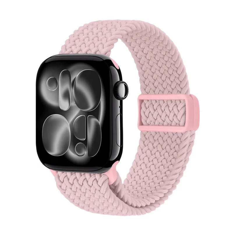 Crong Wave Band – pintas dirželis Apple Watch 38/40/41/42 mm (rožinis)