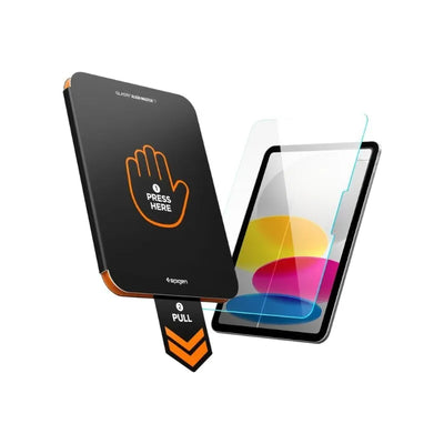 Spigen ALM Glas.tR T – Grūdintas stiklas, skirtas Apple iPad 11" (2025) / iPad 10.9" (2022) (Skaidrus)