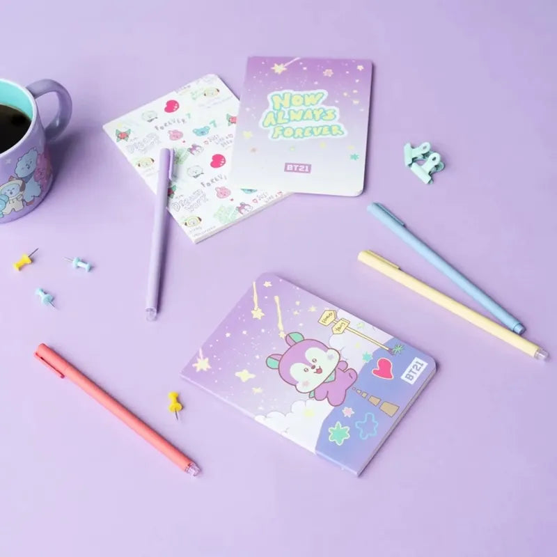 BT21 – MANG A6 sąsiuvinių rinkinys (3 vienetai)