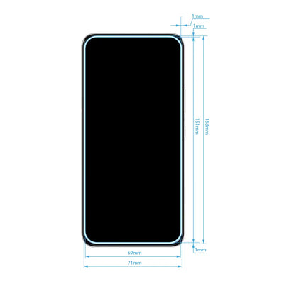 Crong 7D Nano Flexible Glass – 9H hibridinis stiklas visam Samsung Galaxy S22+ ekranui