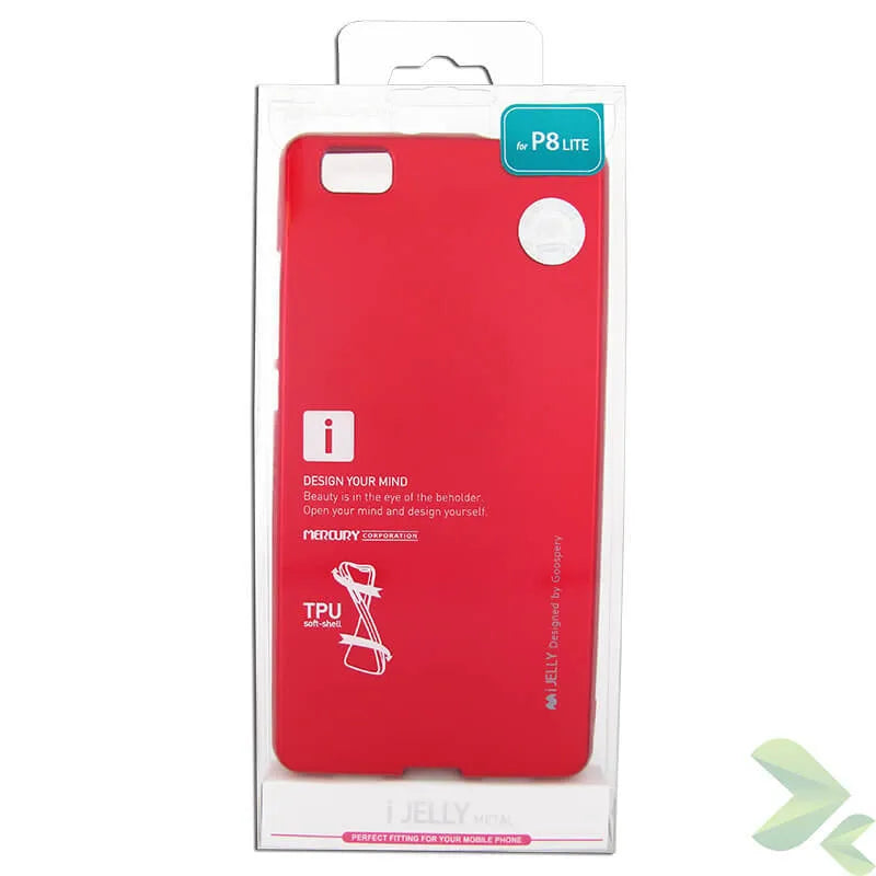 Mercury I-Jelly – dėklas Huawei P8 Lite (raudonas)