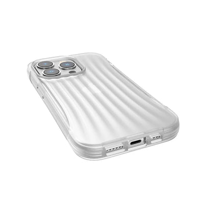 X-Doria Raptic Clutch - Biologiškai skaidus dėklas, skirtas iPhone 14 Pro (apsauga kritus iš 3m) (skaidrus)