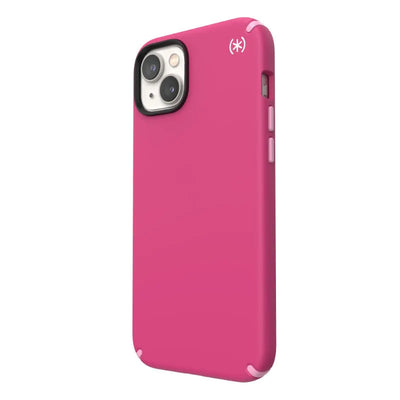 Speck Presidio2 Pro – Antibakterinis dėklas Apple iPhone 15 Plus / 14 Plus (Digitalpink / Blossompink / White)