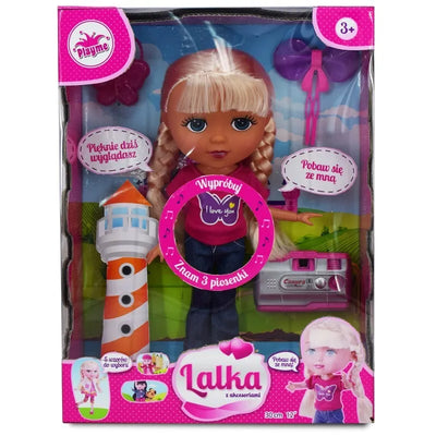 Playme – Lėlė su tyrinėtojos priedais (30 cm)
