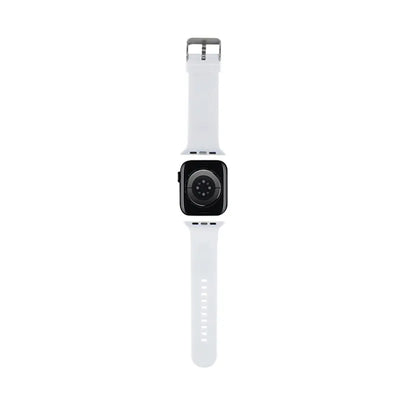 Karl Lagerfeld 3D Rubber Choupette Head NFT – apyrankė Apple Watch 42/44/45/49 mm laikrodžiams (balta)