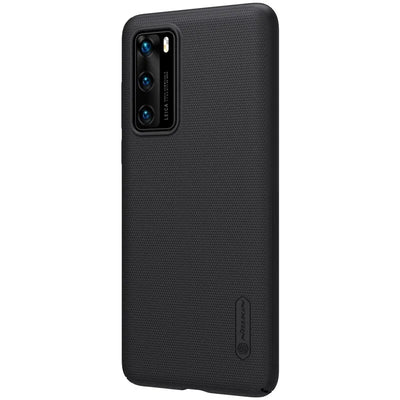 Nillkin Super Frosted Shield - Dėklas Huawei P40 telefonui (Juodas)