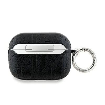 Karl Lagerfeld Monogram Karl & Choupette Head – AirPods Pro 2 dėklas (juodas)