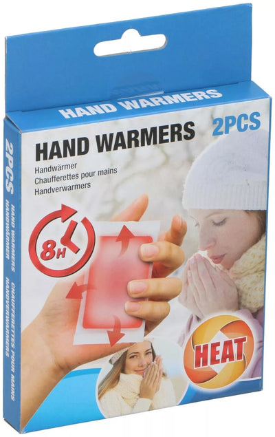 Rankų šildytuvai, 8,5 × 5,5 × 0,5 cm, 2 vnt. 871125216396