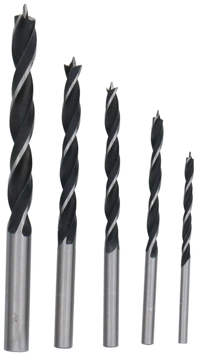 KINZO medienos grąžtų rinkinys 3–8 mm 871125217124