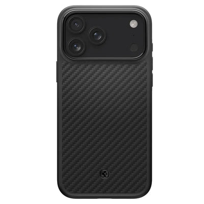 Spigen Enzo Aramid T Mag MagSafe – dėklas iPhone 17 Pro Max (juodas)