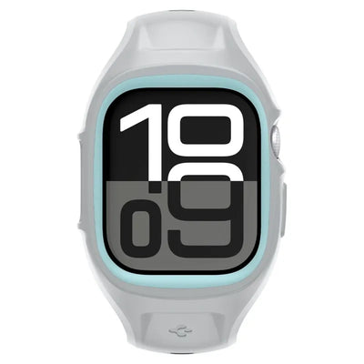 Spigen Liquid Air Pro – dirželis su korpusu, skirtas Apple Watch 10 46 mm (pilkas)