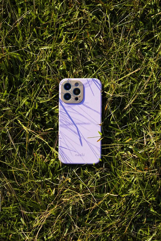 Moshi Napa MagSafe – odinis dėklas skirtas iPhone 14 Max (levandų violetinė spalva)