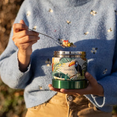 Quokka Whim Food Jar – termosas maistui / pietų dėžutė 360 ml (Tropical)