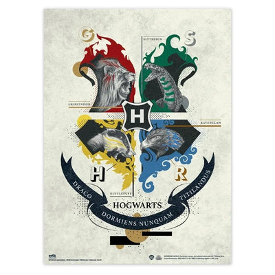 Harry Potter – 2 sienos plakatų rinkinys (38 x 52 cm)