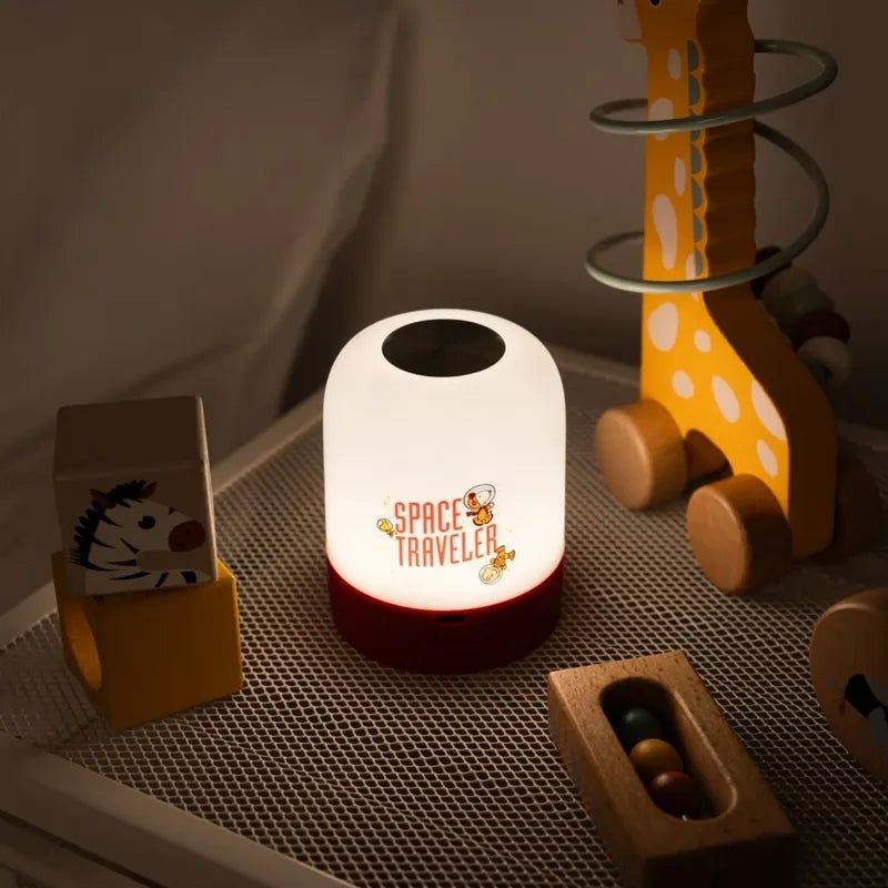Snoopy – belaidė USB-C LED nuotaikos lemputė vaikams su reguliuojamu ryškumu