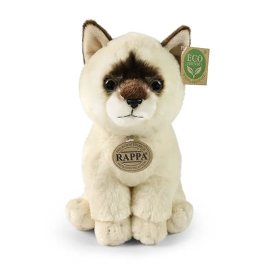 Rappa - Pliušinis realistiškas žaislas Ragdoll katė sėdinti 23 cm Eco-Friendly Soft Collection