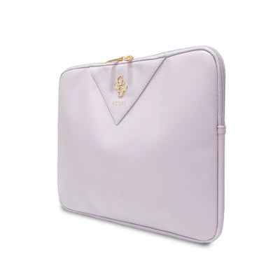 „Guess Triangle 4G Sleeve“ – nešiojamojo kompiuterio dėklas 13" / 14" (violetinis)