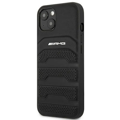 AMG „Debossed Lines“ – dėklas „iPhone 14 Plus“ (juodas)