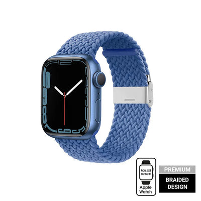 Crong Wave Band – pintas dirželis Apple Watch 38/40/41/42mm (mėlynas)