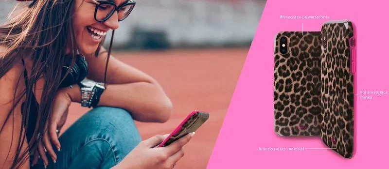 PURO Glam Leopard dėklas - apsauginis dėklas iPhone Xs / X (Leo 2)