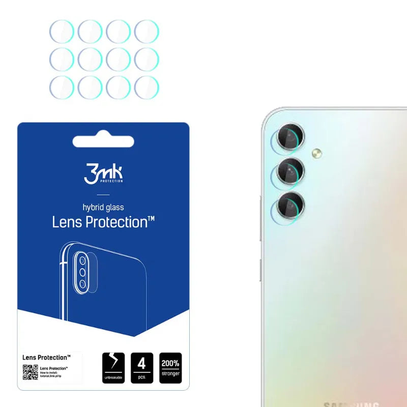 3mk Lens Protection – fotoaparato objektyvo stiklas, skirtas Samsung Galaxy A34 5G (4 vnt.)
