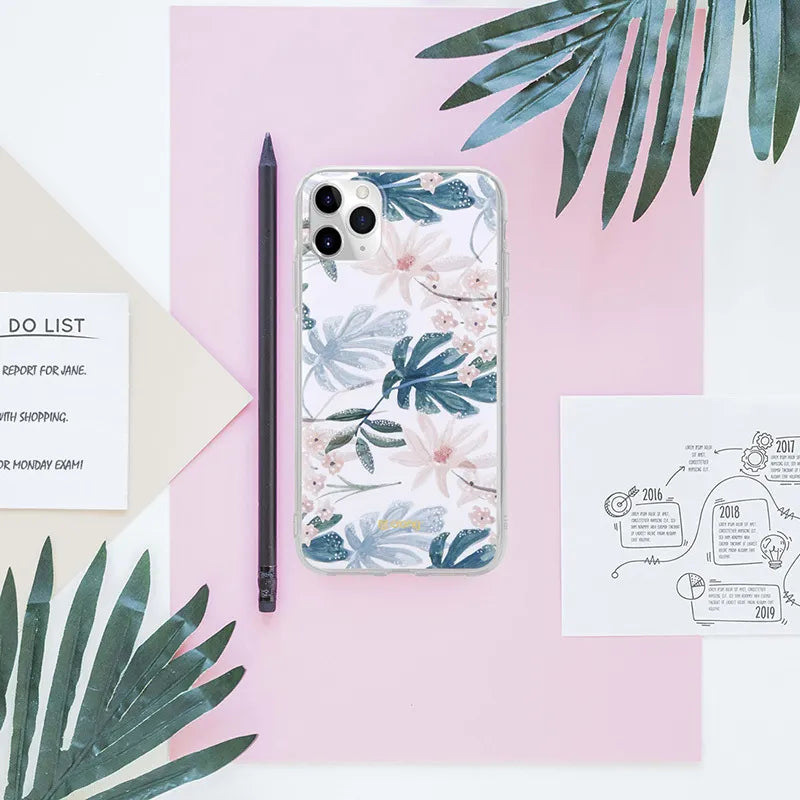 „Crong Flower Case“ – „iPhone 11 Pro“ dėklas (02 raštas)