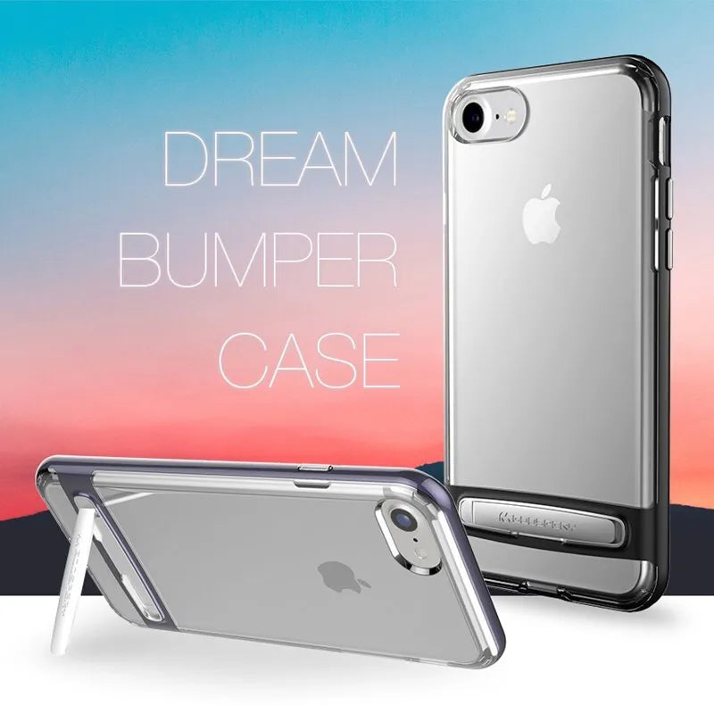 Mercury Dream Bumper – Dėklas Samsung Galaxy S9 su metaliniu stovu (auksinis)
