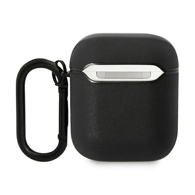 BMW Leather Color Lines - Dėklas Apple AirPods 1/2 gen (juodas)