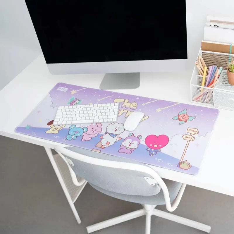 BT21 – XXL žaidimų / stalo kilimėlis (80 x 35 cm)